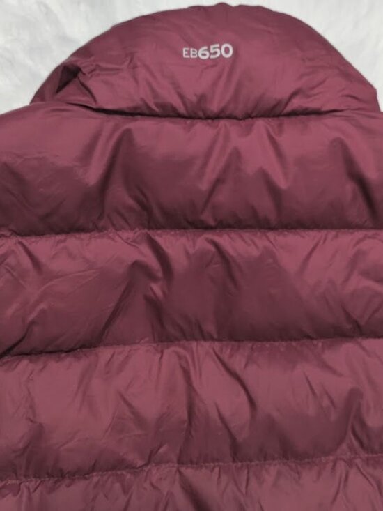 Eddie Bauer Utility CirrusLite Down Full Zip Vest Burgundy Women's Size Small - Picture 9 of 10